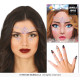 BIJOUX ADHESIFS VISAGE/DOIGT ROSE