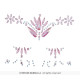 BIJOUX ADHESIFS VISAGE/DOIGT ROSE