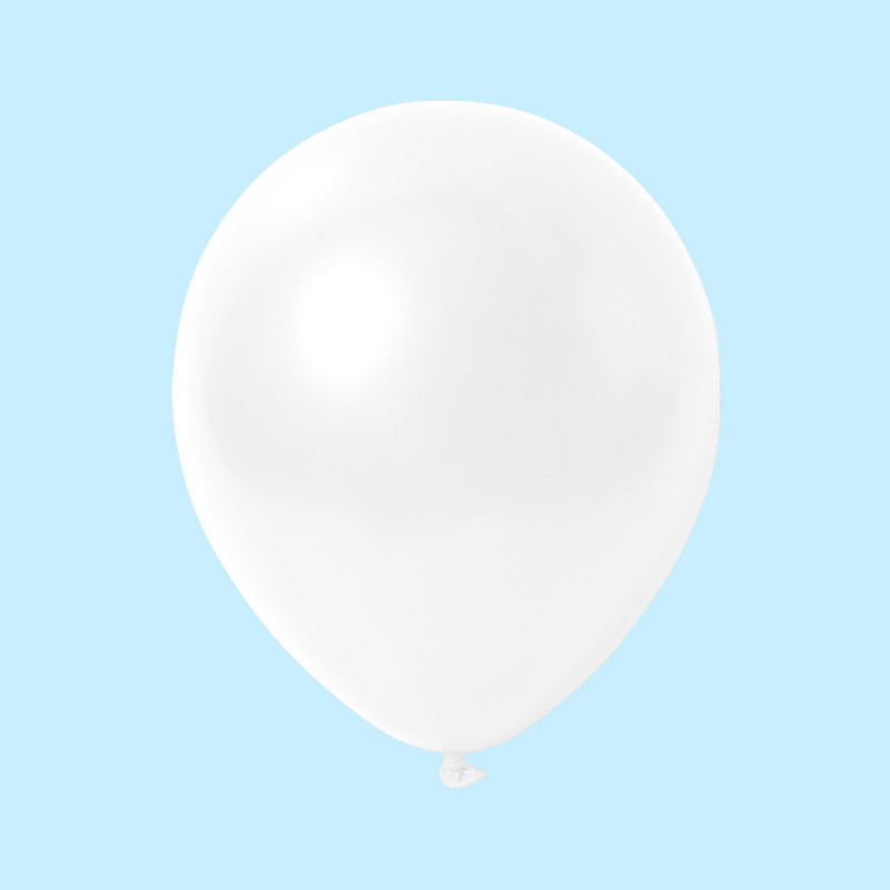 SACHET 50 BALLONS BLANC