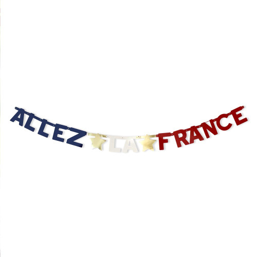 GUIRLANDE LETTRES "ALLEZ LA FRANCE"