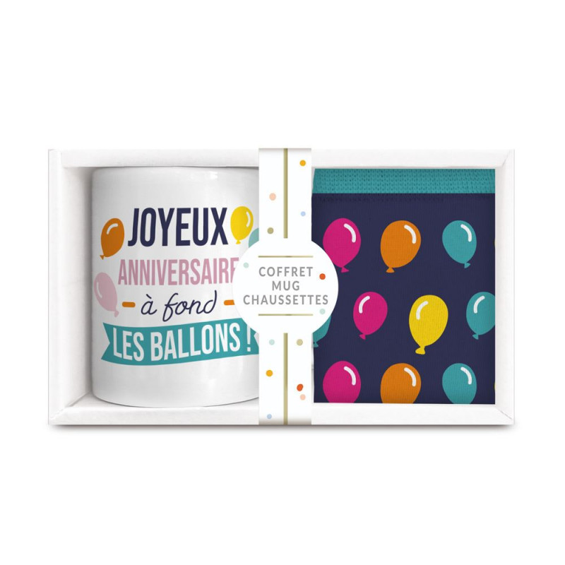 COFFRET MUG CHAUSSETTES ANNIV
