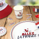 PACK 6 GOBELETS COCORICO "ALLEZ LA FRANCE"