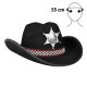 CHAPEAU ENFANT SHERIFF NOIR