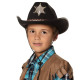 CHAPEAU ENFANT SHERIFF NOIR