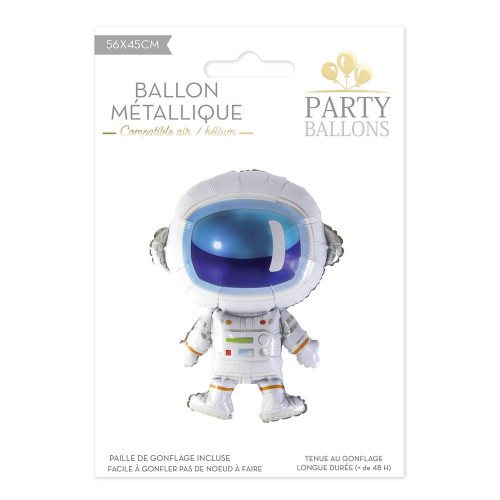 BALLON METAL ASTRONAUTE