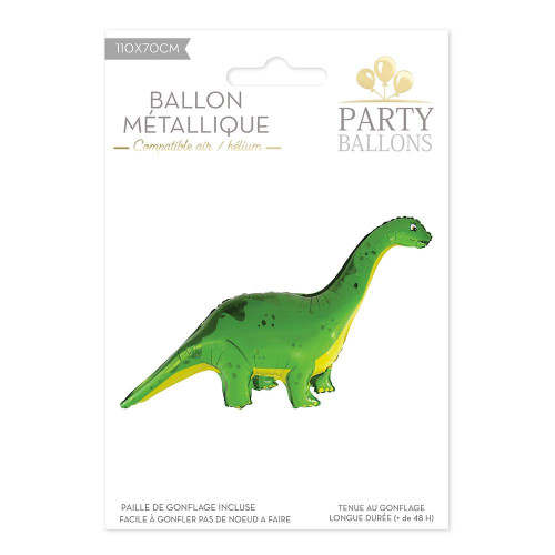 BALLON METAL BRACHIOSAURUS