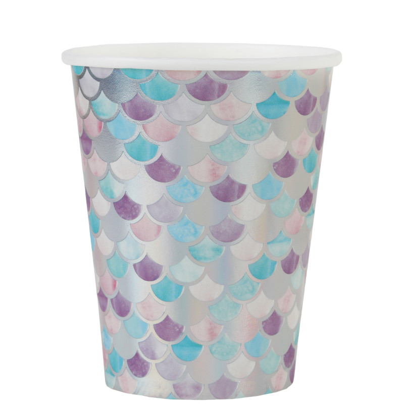 10 GOBELETS SIRENE IRISE