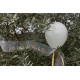 8 BALLONS JUST MARRIED METALLISE