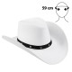 CHAPEAU WICHITA BLANC