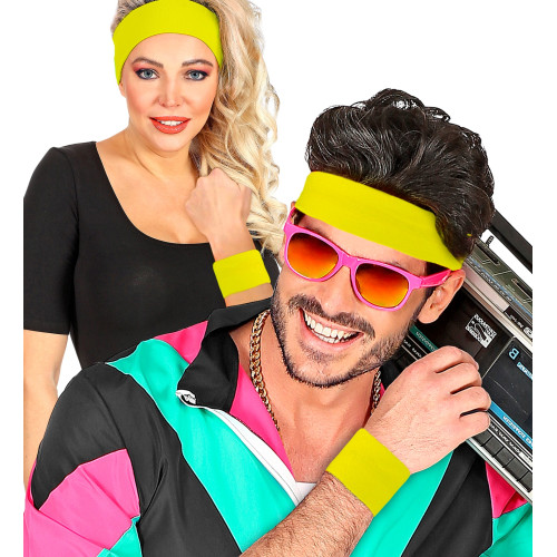 POIGNETS NEON JAUNE