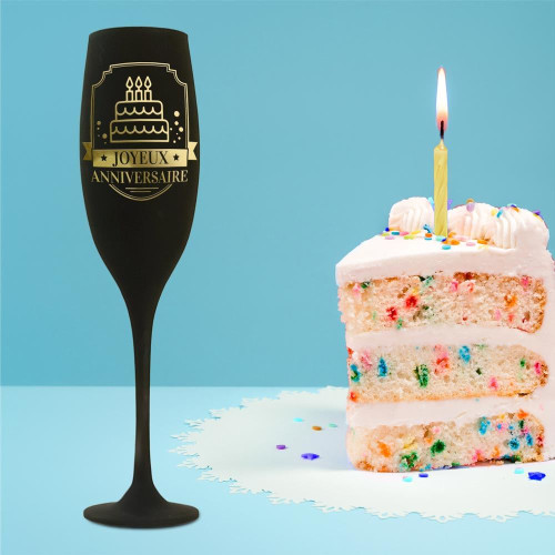 FLUTE NOIRE ANNIVERSAIRE