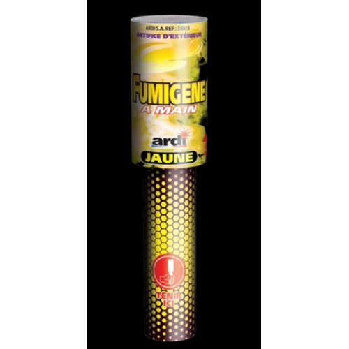 FUMIGENE A MAIN JAUNE