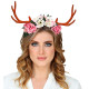CORNES DE CERF AVEC FLEURS