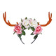 CORNES DE CERF AVEC FLEURS