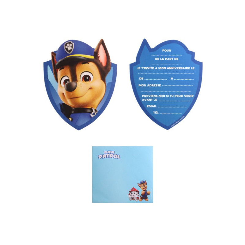 8 CARTONS ANNIV. PAT PATROUILLE BLEU