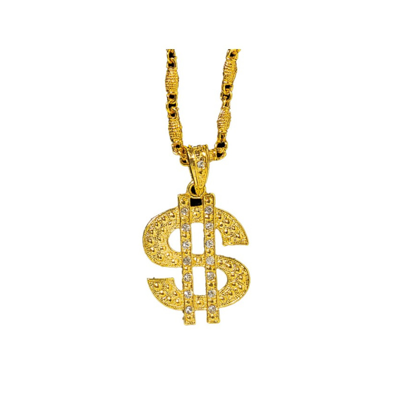 COLLIER -$- ET CHAINE OR