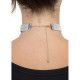 COLLIER RAS DE COU STRASS ARGENT