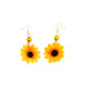 BOUCLES D’OREILLES TOURNESOL