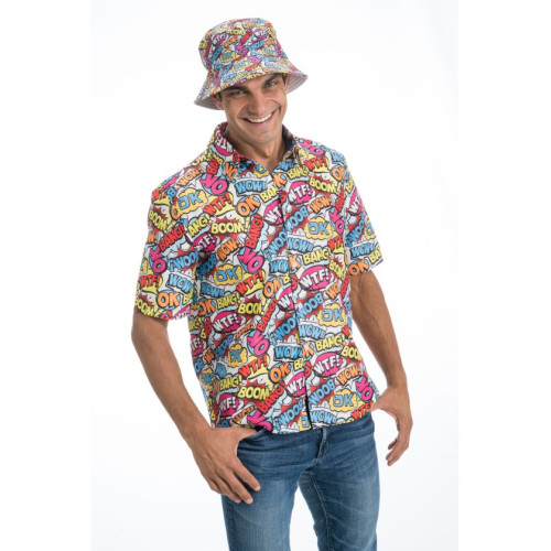 CHEMISE ONOMATOPEES ANNEES 90 M