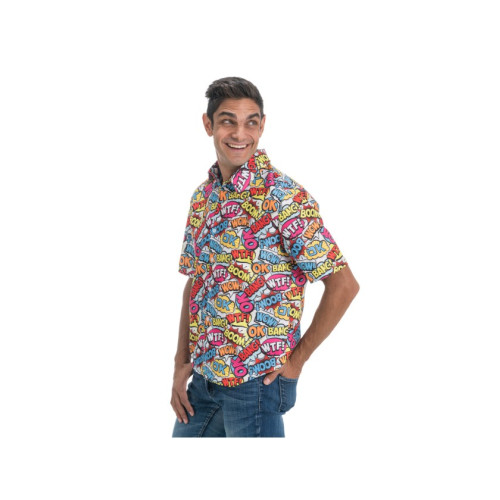 CHEMISE ONOMATOPEES ANNEES 90 XL