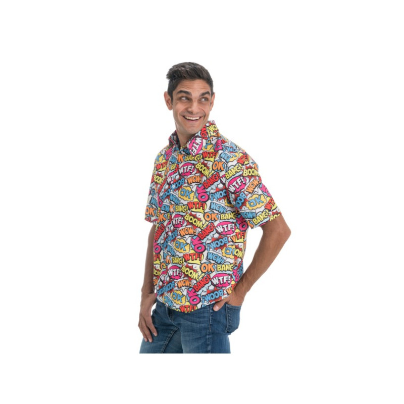 CHEMISE ONOMATOPEES ANNEES 90 XL