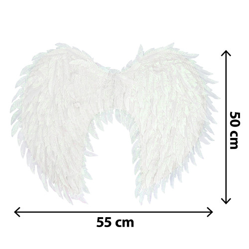 AILES D'ANGE GLAM BLANC (55 X 50CM)