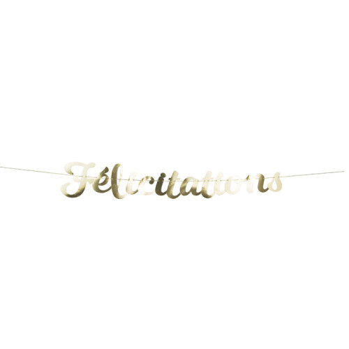 GUIRLANDE LETTRES FELICITATIONS