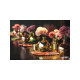 VASE BOULE ROSE GOLD METAL