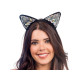 SERRE TETE OREILLES DE CHAT DIAMANTS