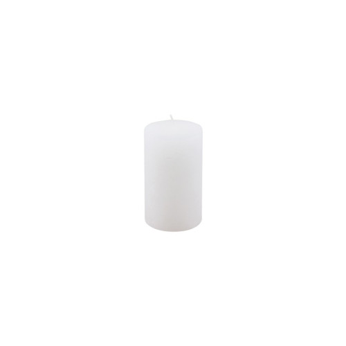 BOUGIE PILIER BLANC FINITION RUSTIQUE