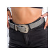 CEINTURE ARGENT STRASS