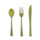 18 COUVERTS RÉUTI.VERT OLIVE