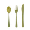 18 COUVERTS RÉUTI.VERT OLIVE
