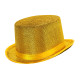 CHAPEAU  HAUT DE FORME DORE