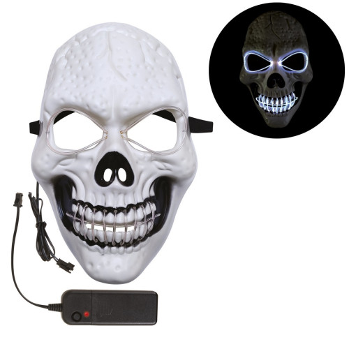 MASQUE LUMINEUX SQUELETTE