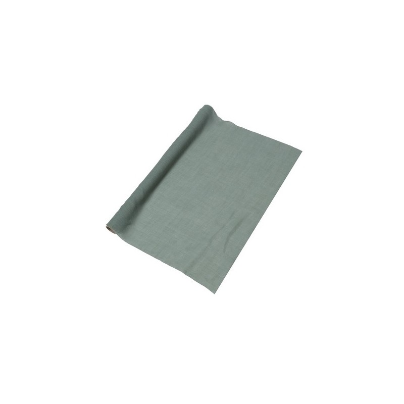 CH.TABLE MOUSSELINE VERT GRIS