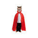 CAPE TAFFETAS ENFANT 85CM ROUGE