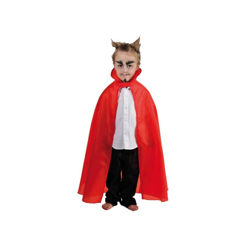 CAPE TAFFETAS ENFANT 85CM ROUGE