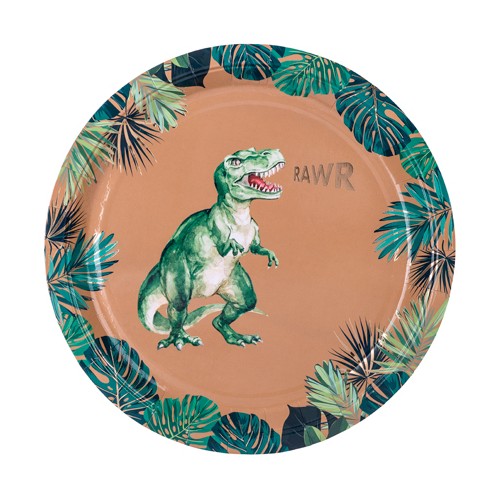 8 ASSIETTES DINOSAURE