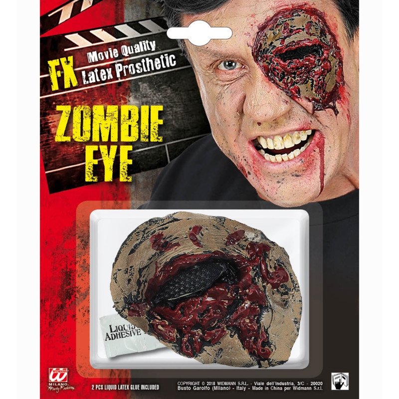 PROTHÈSE OEIL DE ZOMBIE EN LATEX