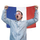 DRAPEAU FRANCE 90X60CM