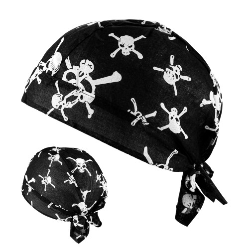 BANDANA AVEC CRANE ET OS CROIX