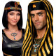 COLLIER PHARAON DORE