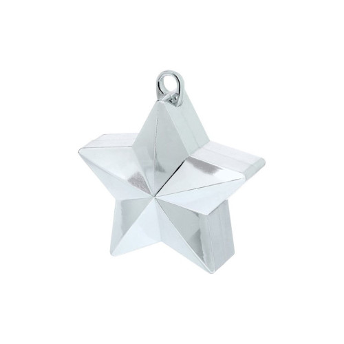 POIDS BALLON ETOILE ARGENT