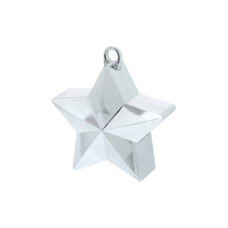 POIDS BALLON ETOILE ARGENT