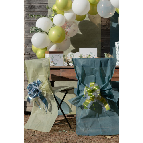 NOEUD TULLE INDIVIDUEL OLIVE