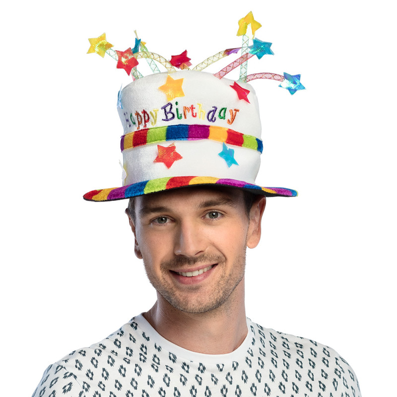 CHAPEAU RAINBOW PIE 'HAPPY BIRTHDAY'