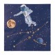 16 SERVIETTES ASTRONAUTE