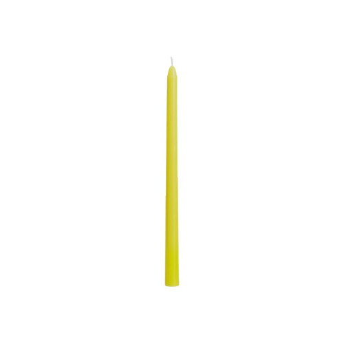 SET 2 BOUGIES FLAMBEAU VERT LIME