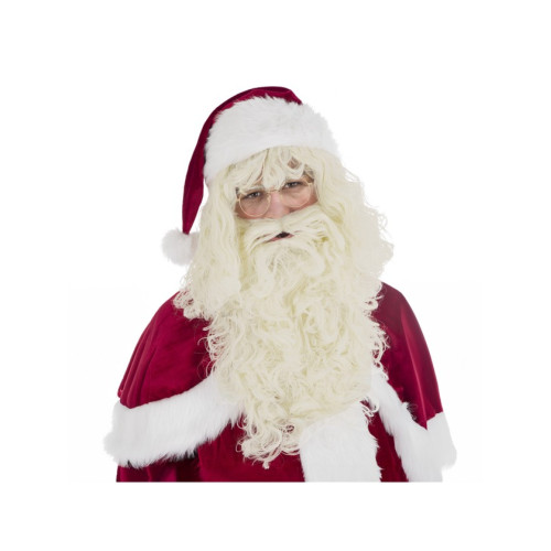 PERRUQUE+BARBE PERE NOEL NATUREL